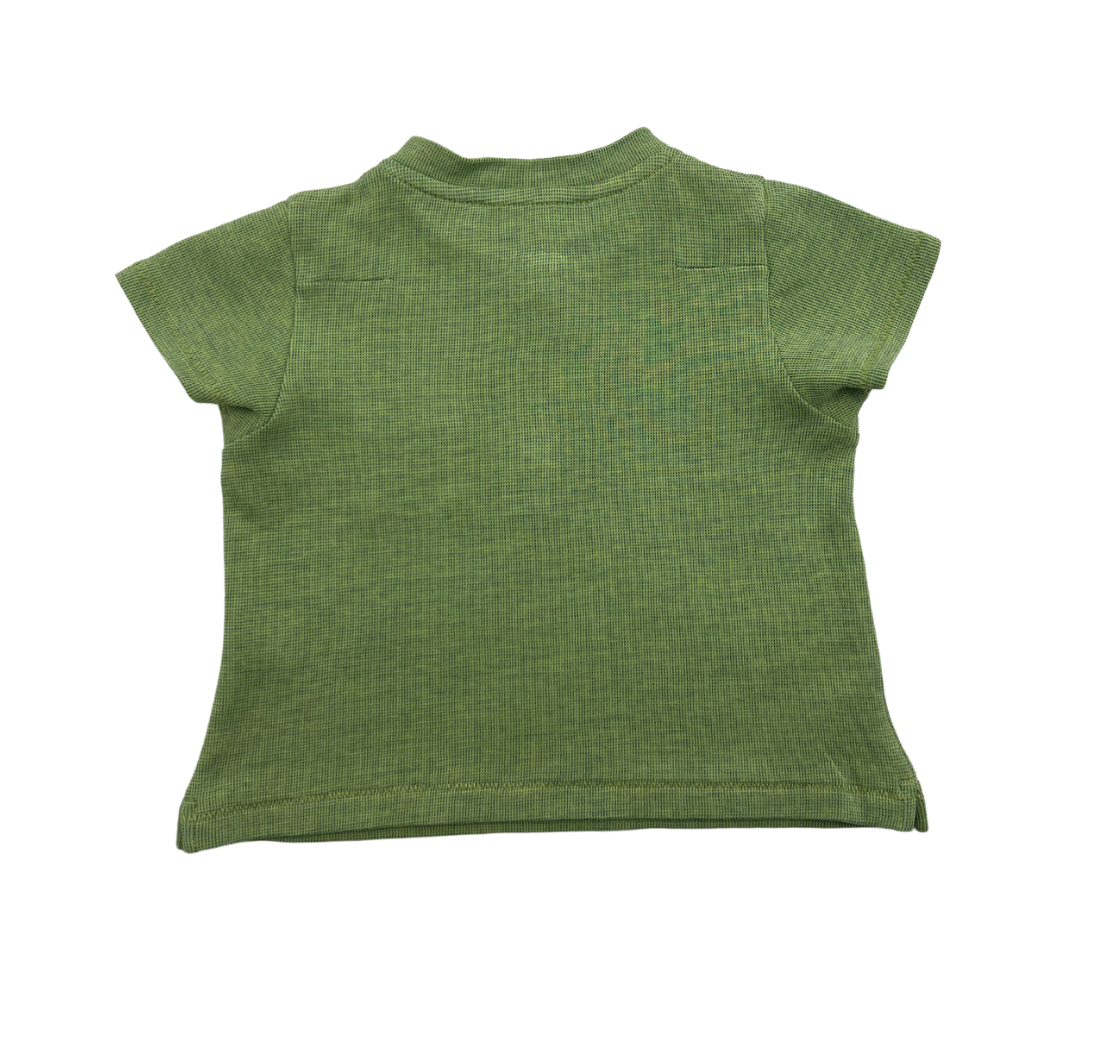BABY DIOR - Polo vert pomme - 3 mois