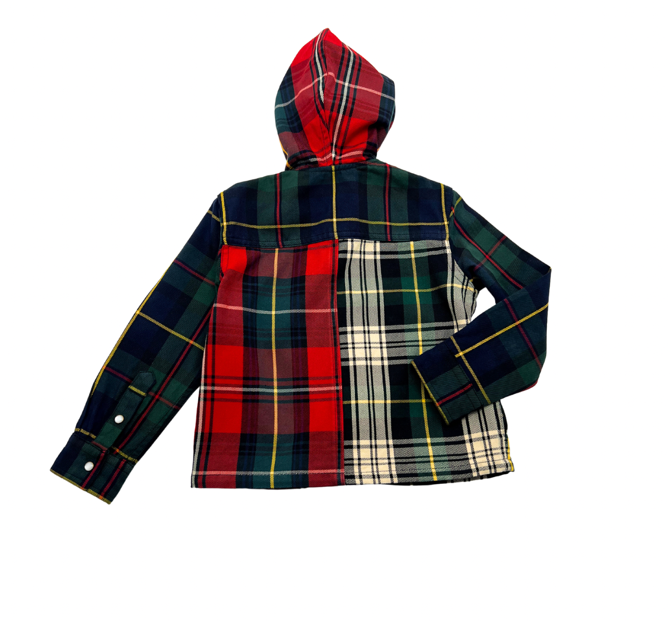 RALPH LAUREN - Hooded Plaid Overshirt - 4 Years