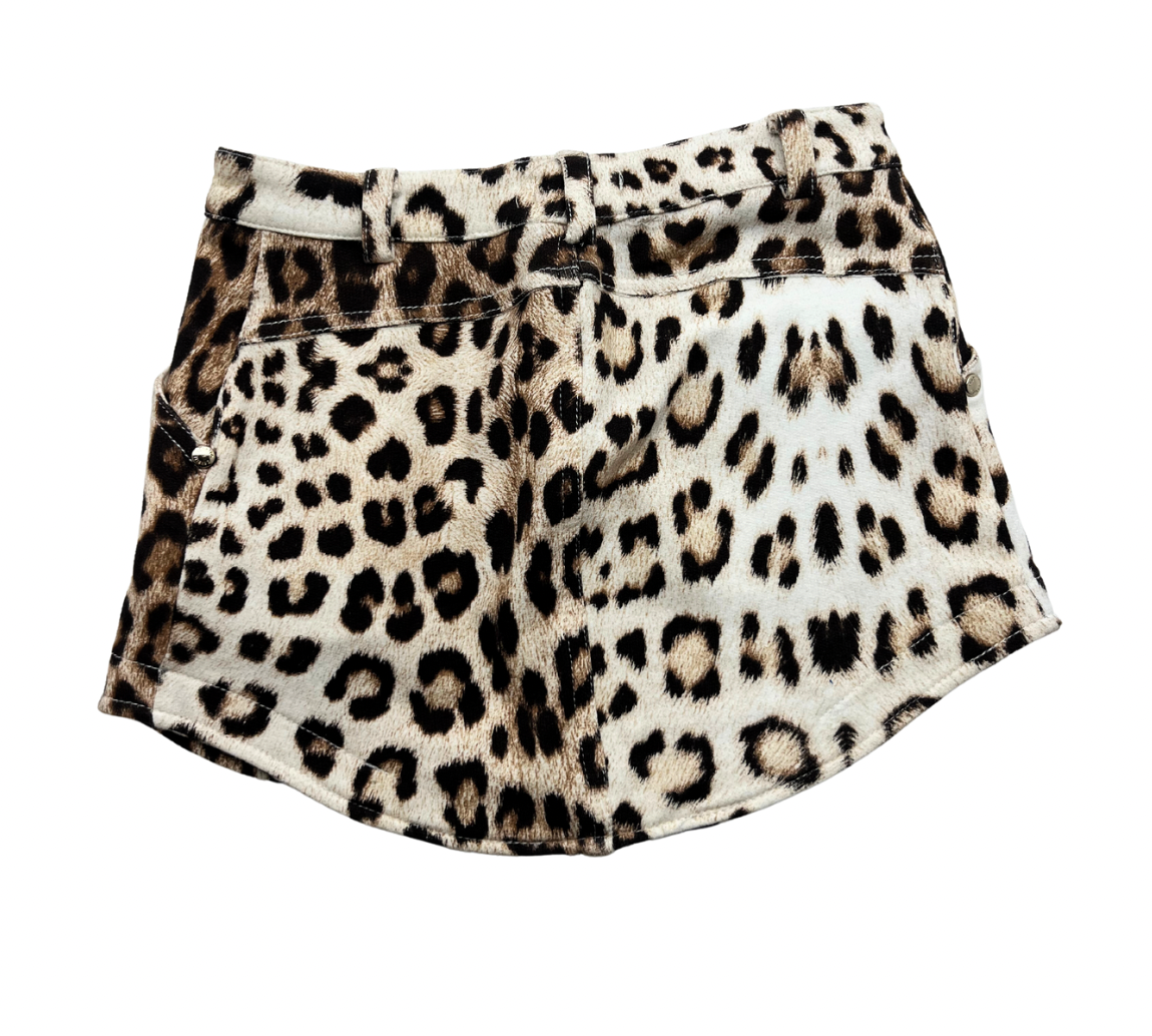 ROBERTO CAVALLI - Leopard mini skirt - 8 years