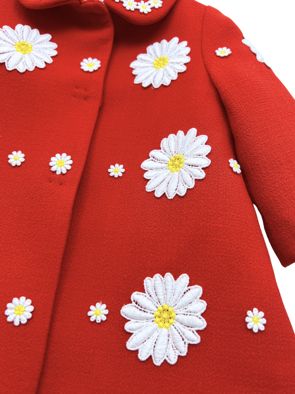DOLCE & GABBANA - Manteau long à fleurs - 6/9 mois