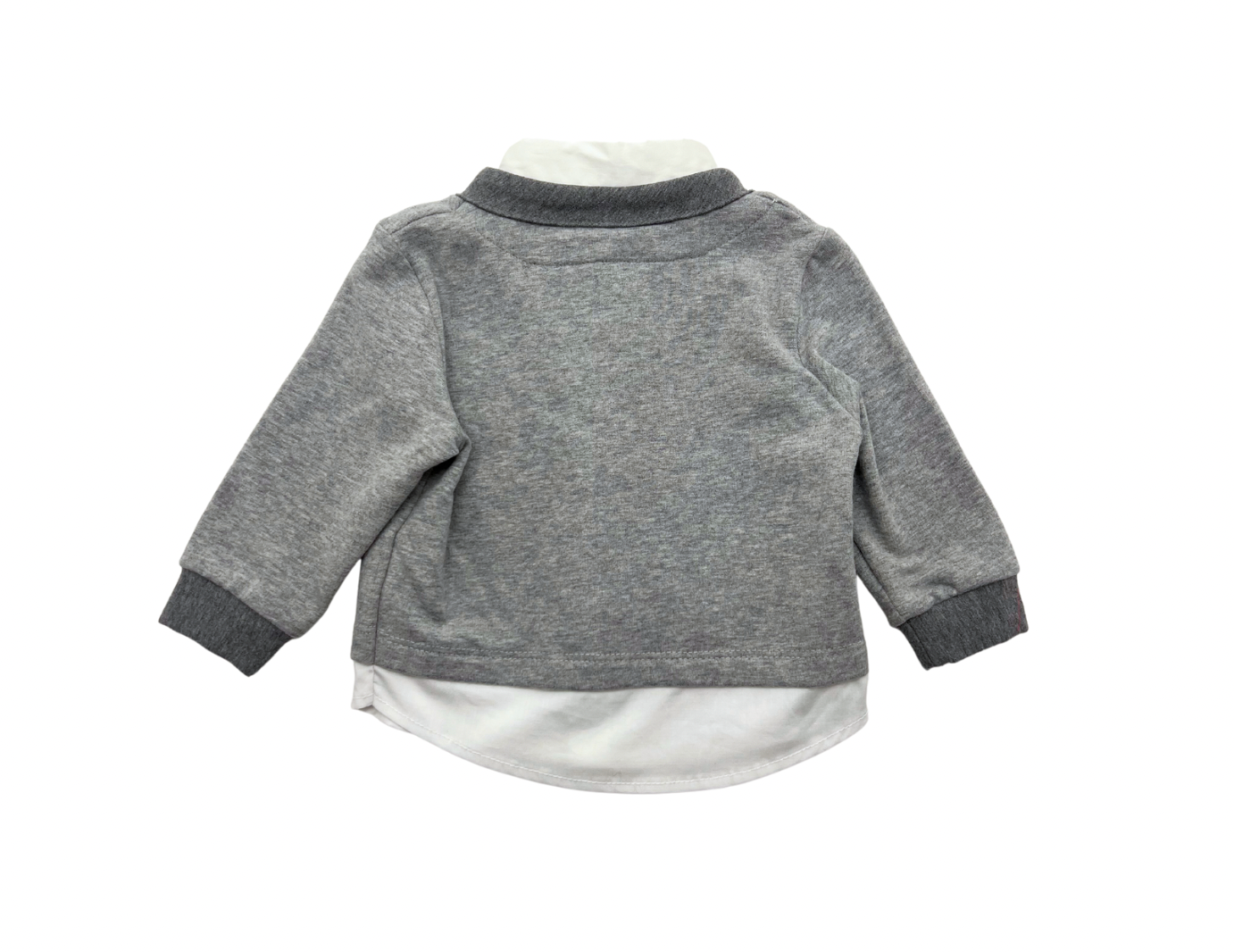LE BÉBÉ - Cardigan avec chemise et noeud papillon - 6 mois