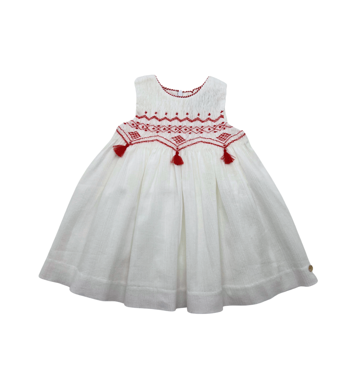 TARTINE & CHOCOLAT - Handbesticktes Zeremoniekleid - 6 Monate
