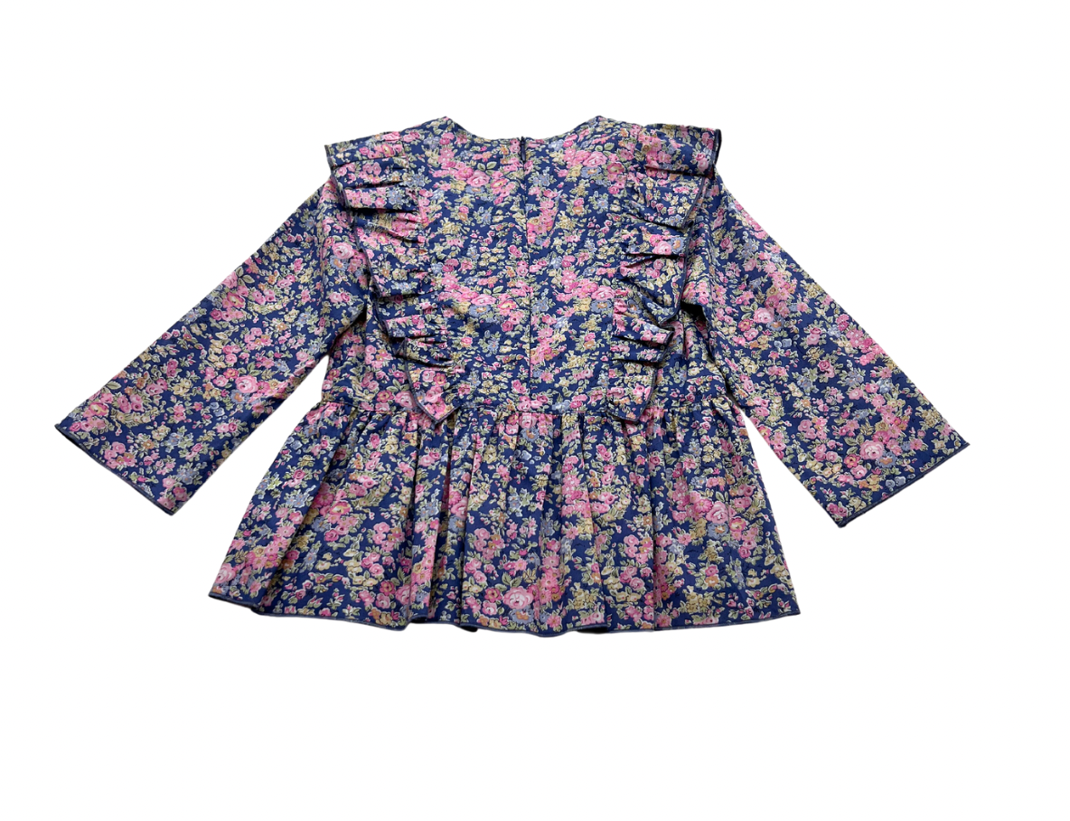 PHILOSOPHY - Floral and ruffled blouse - 6 years