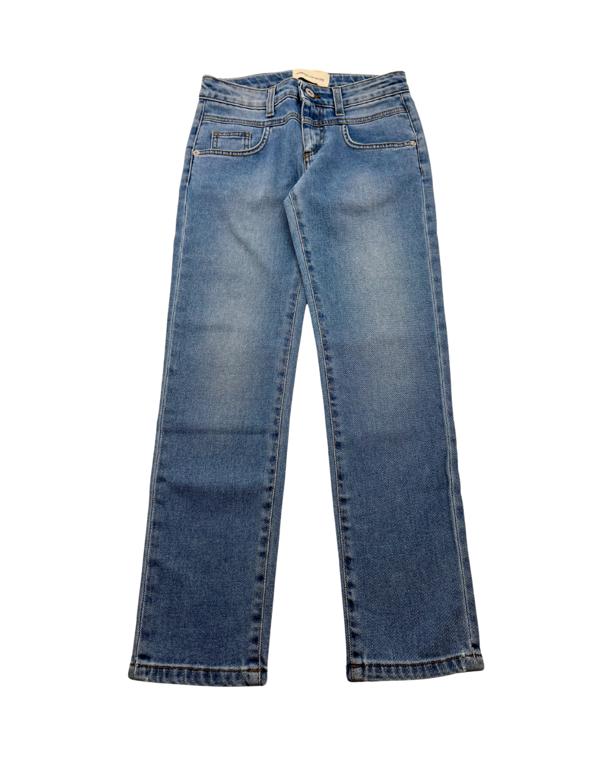 ALBERTA FERRETTI - "Love is love" embroidered jeans - 10 years