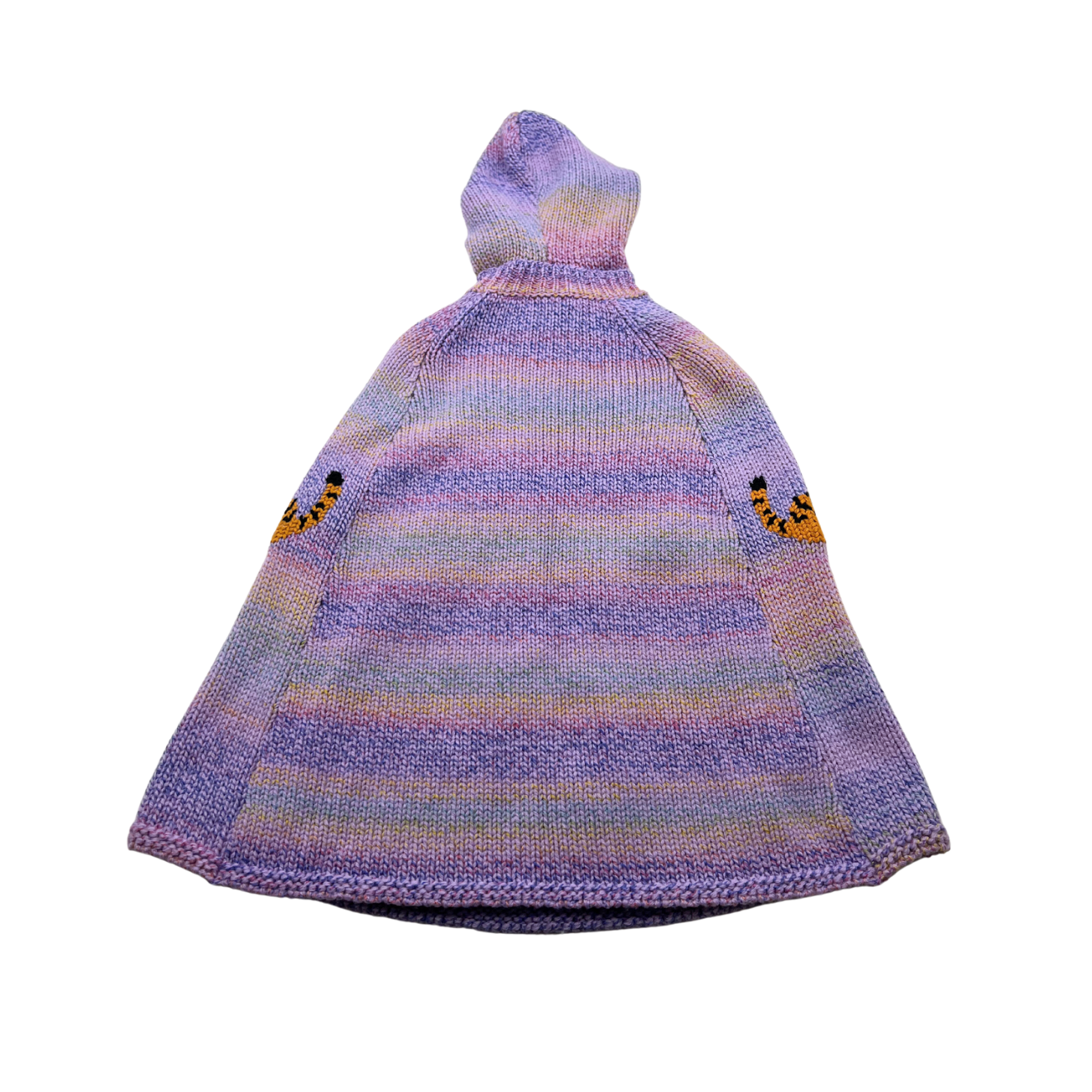 GUCCI - Cape longue en laine brodée tigres - 3 ans