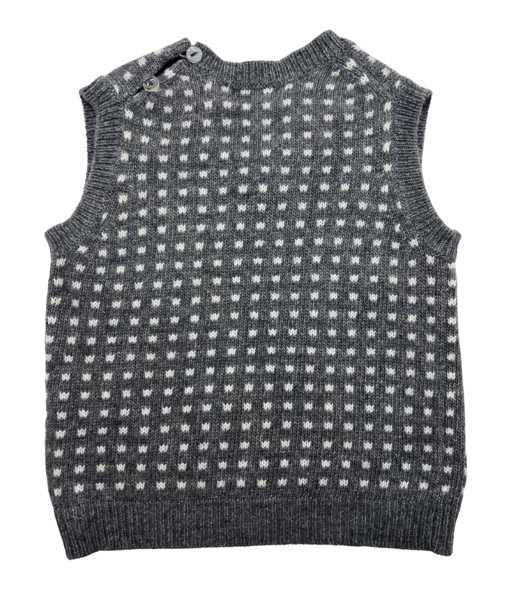 IL GUFO - Gilet en laine gris - 9 mois