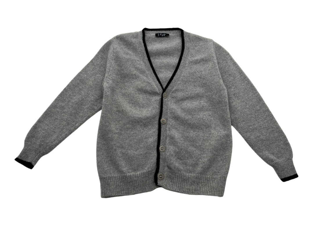 IL GUFO - Cardigan gris en laine - 18 mois