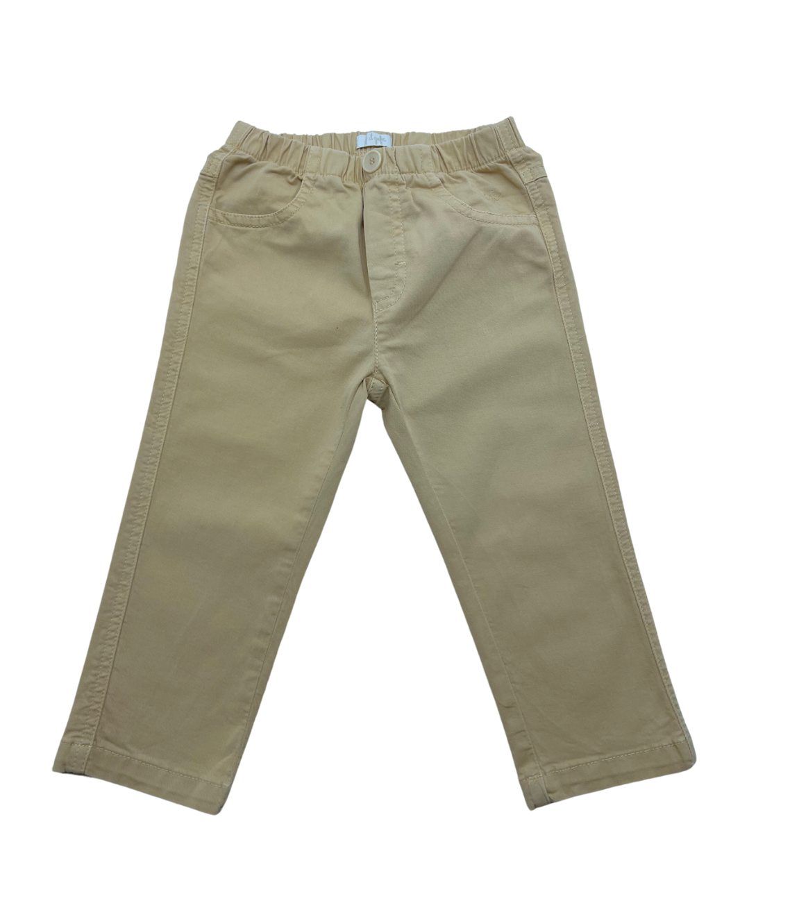 IL GUFO - Beige pants & tennis t-shirt set - 18 months