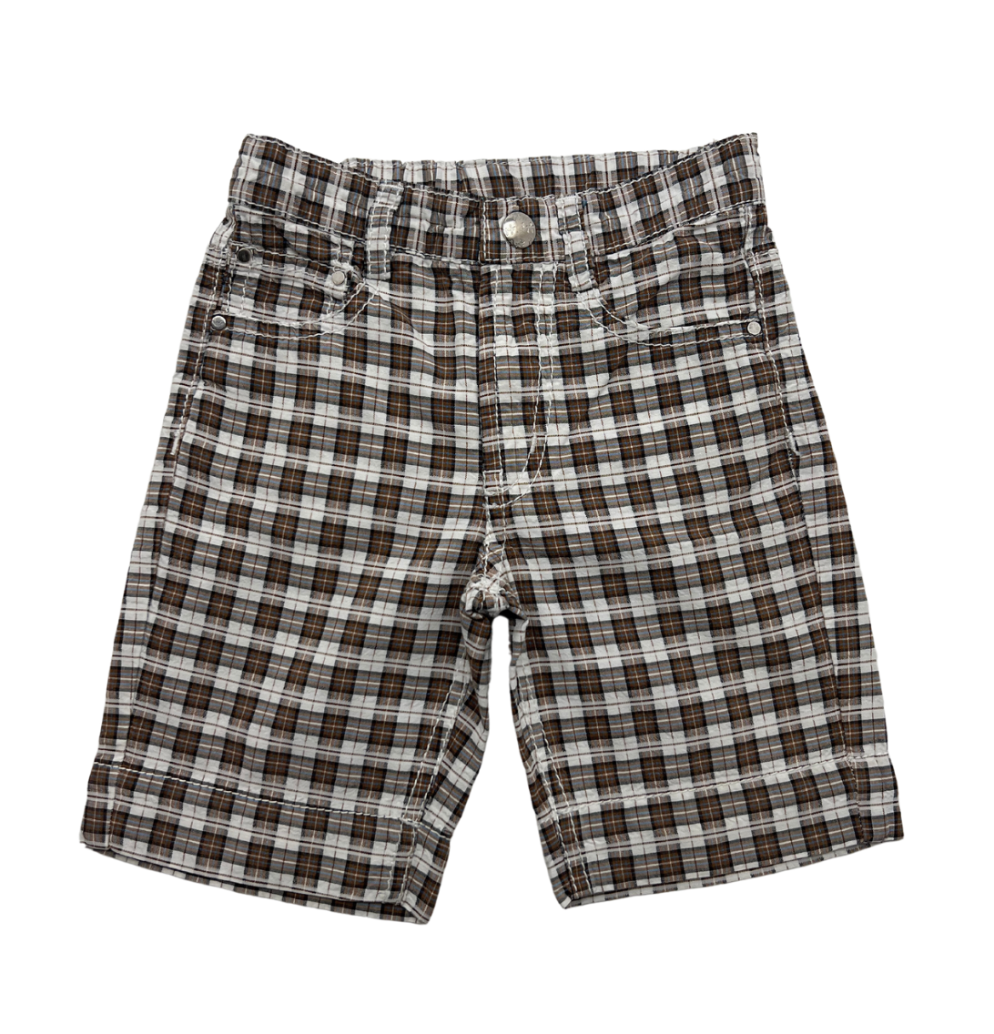 IL GUFO – Bermuda shorts & brown polo shirt set - 2 years