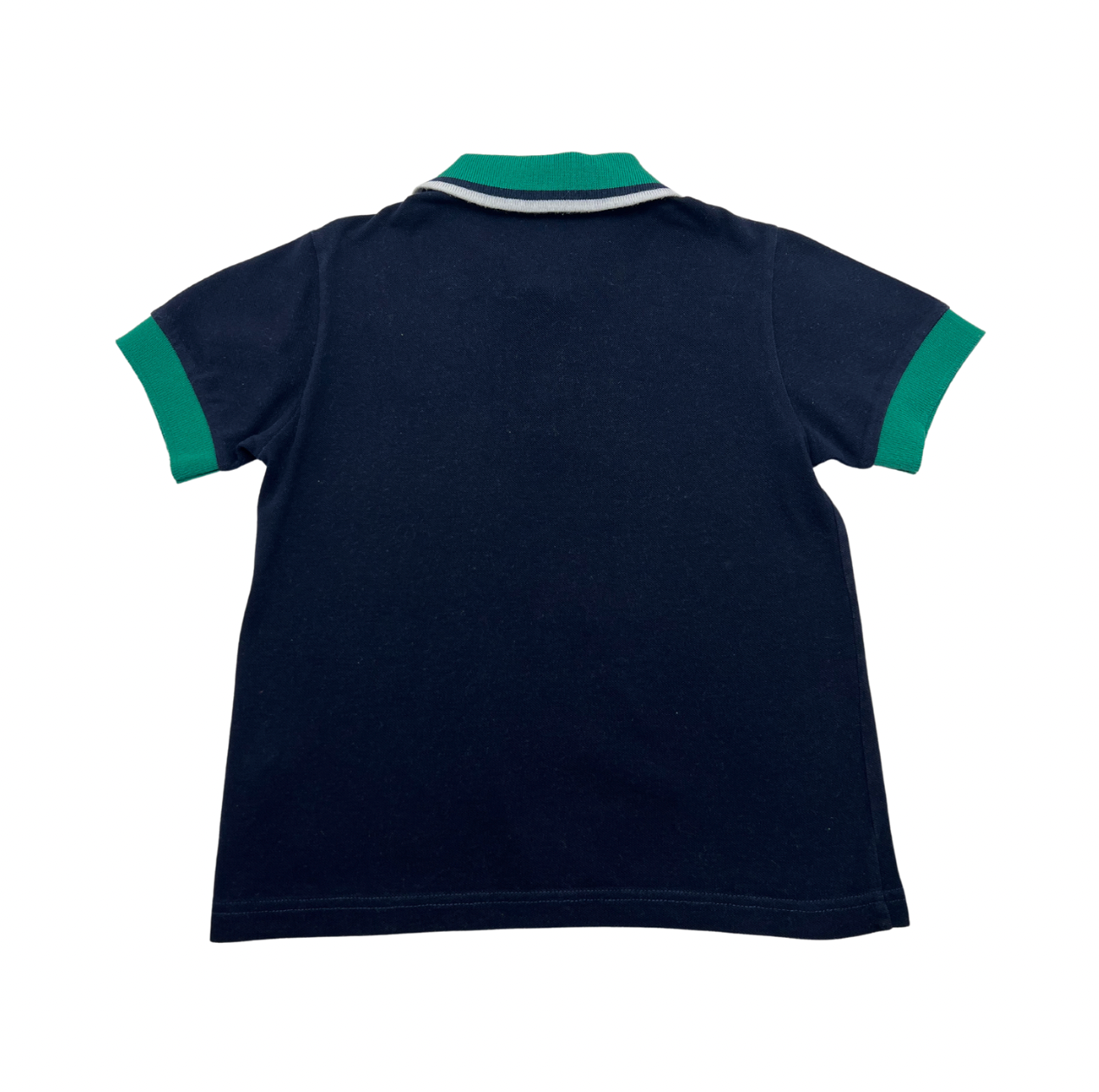 IL GUFO - Green collar polo shirt - 4 years