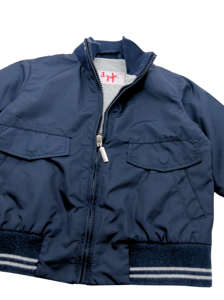 IL GUFO - Veste imperméable marine - 3 ans