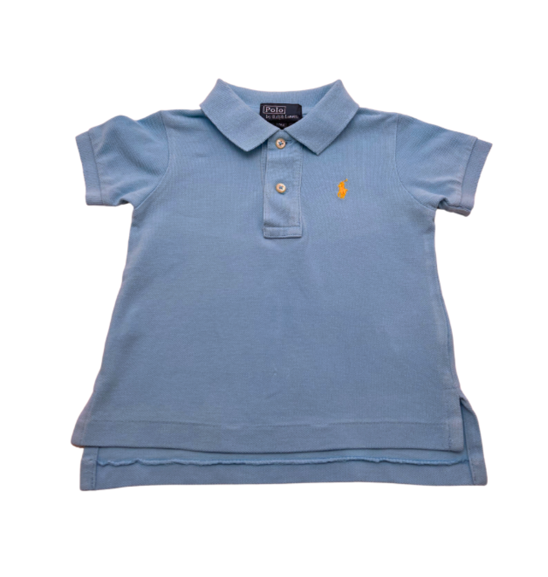 RALPH LAUREN - Light blue polo shirt - 9 months