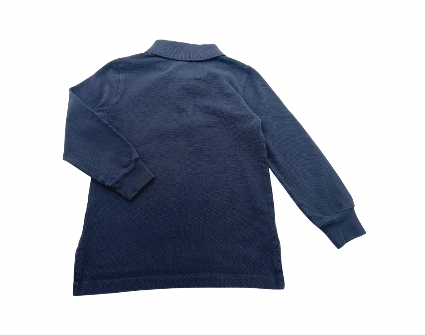 RALPH LAUREN - Long-sleeved gray polo shirt - 3 years