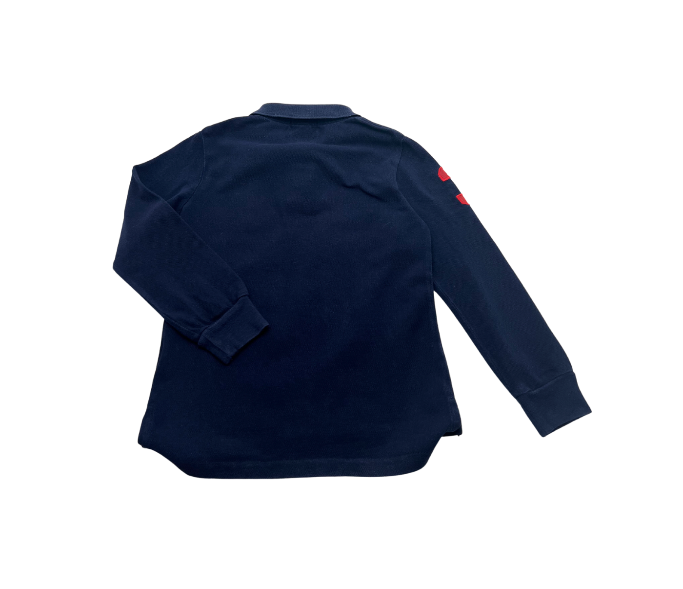 RALPH LAUREN - Marineblaues Langarm-Poloshirt - 5 Jahre