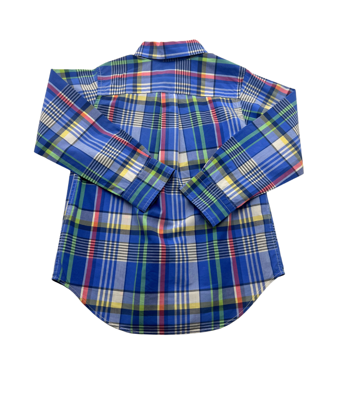 RALPH LAUREN - Cotton poplin tartan shirt - 5 years