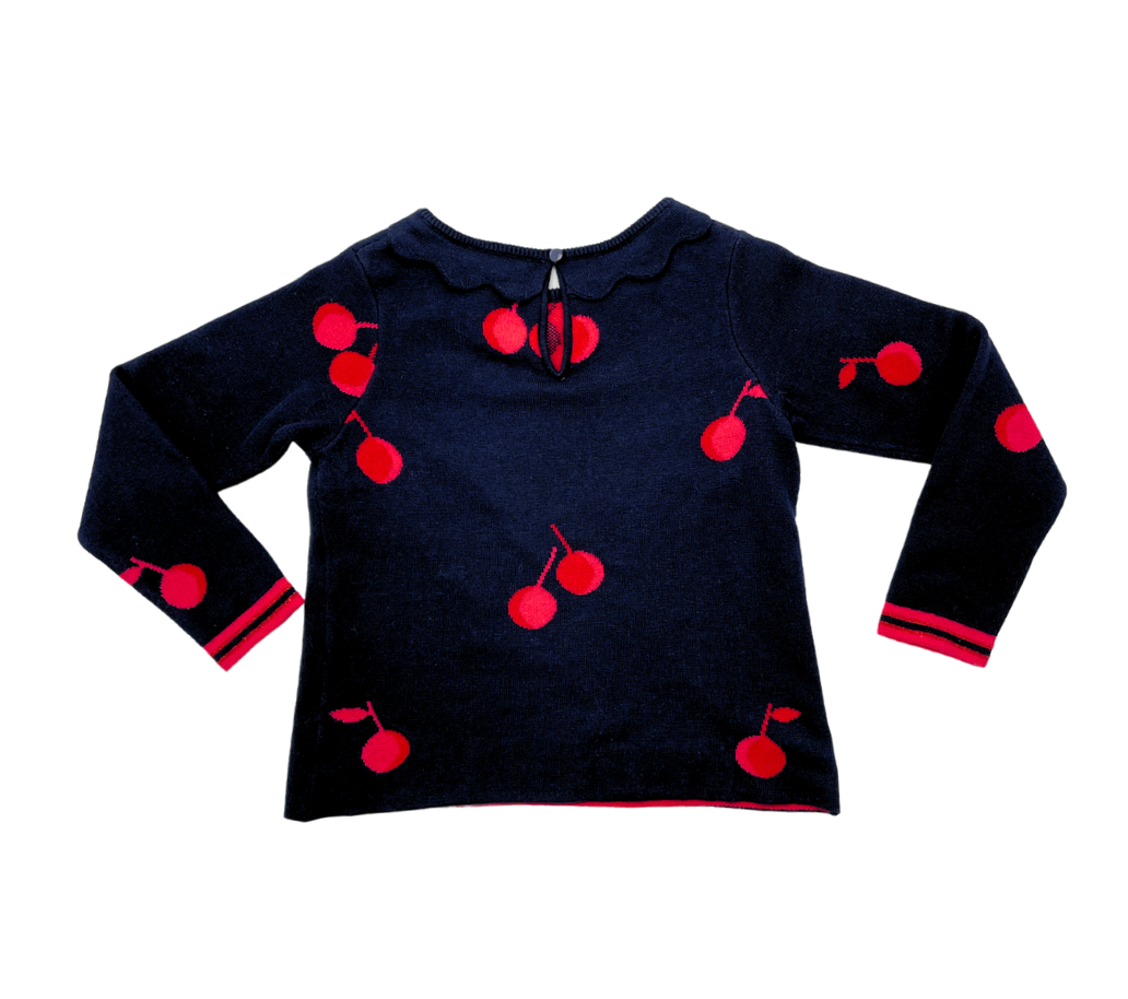 JACADI - Pull coton à cerises - 4 ans