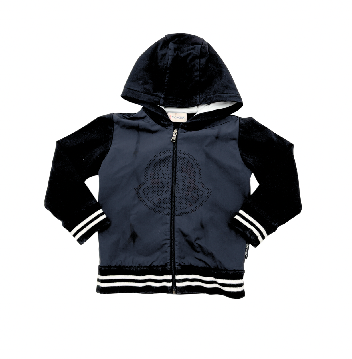 MONCLER - Sweat zippé à logo - 2 ans