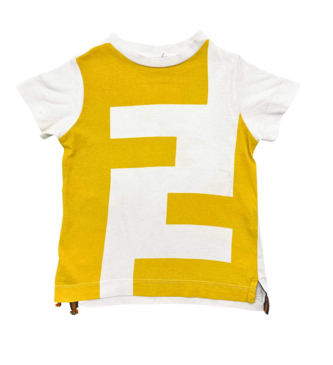 FENDI - T-shirt F jaune - 2 ans