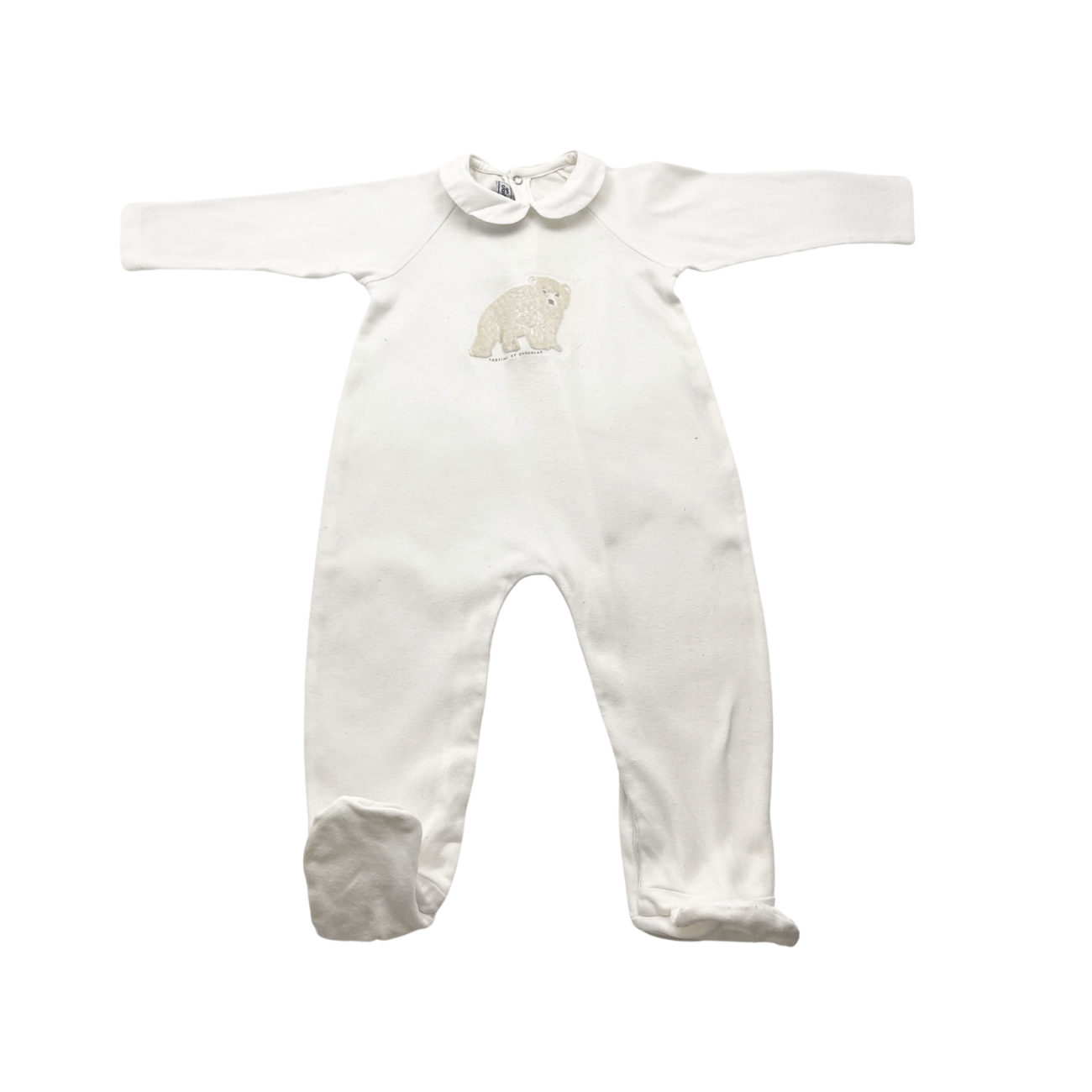 TARTINE & CHOCOLAT - Weißer Bärenpyjama - 18 Monate