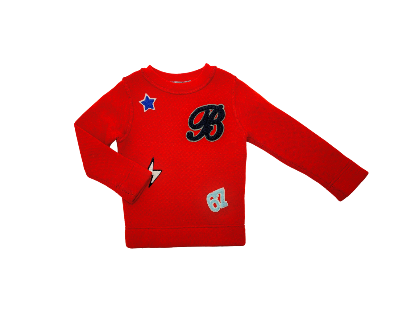 BONPOINT - Rotes Wollsweatshirt - 3 Jahre