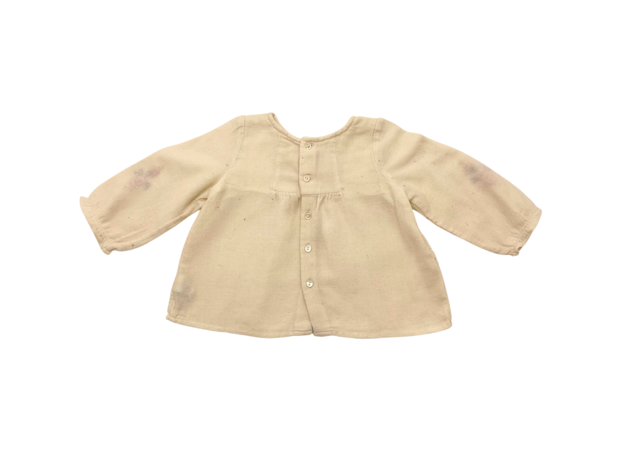 BONPOINT - Bluse mit Blumenmuster - 12 Monate