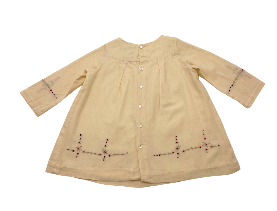BONPOINT - Besticktes Kleid - 18 Monate