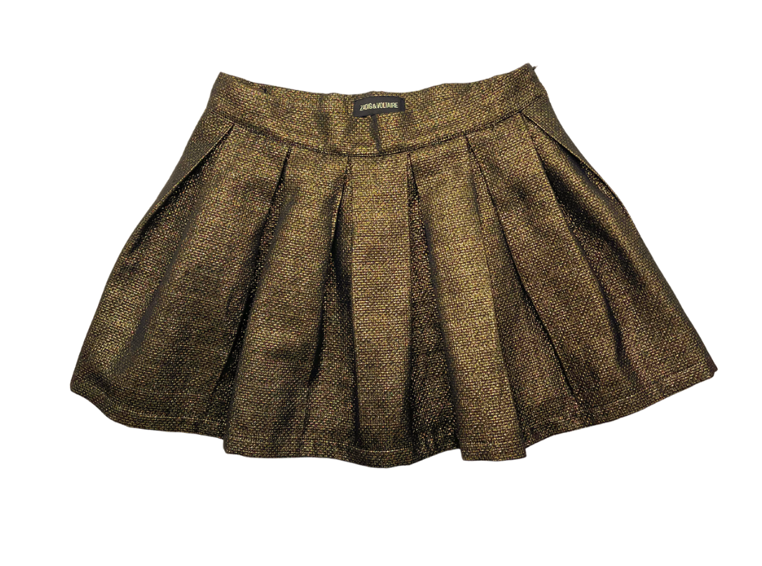 ZADIG & VOLTAIRE - Gold skirt - 12 years