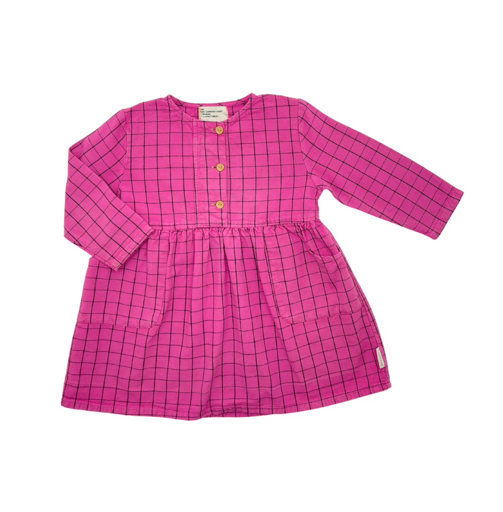 PIUPIUCHICK - Robe à carreaux rose - 3 ans