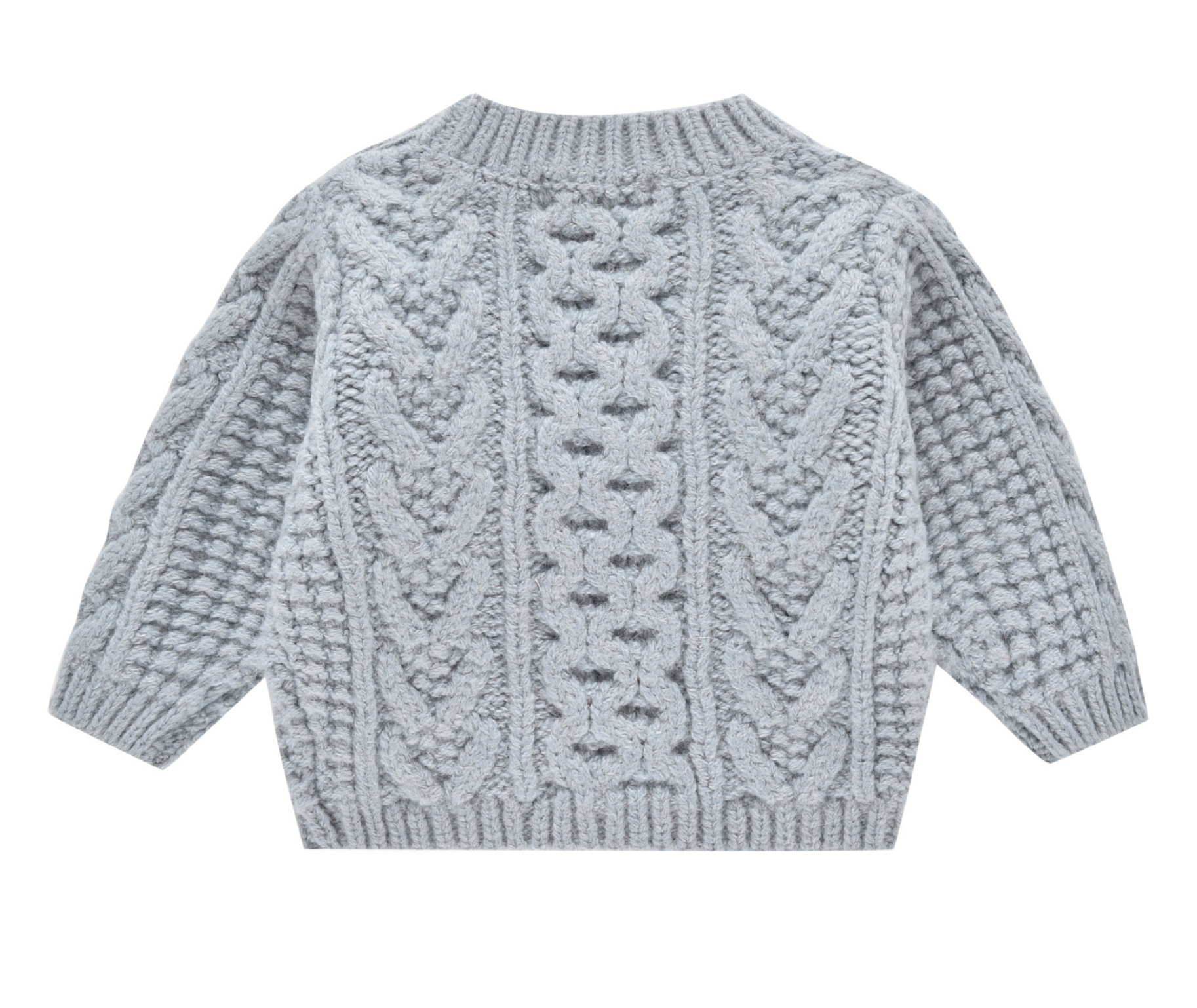 LOUISE MISHA - Cosmo Jacquard blau-grauer Pullover - 10 Jahre