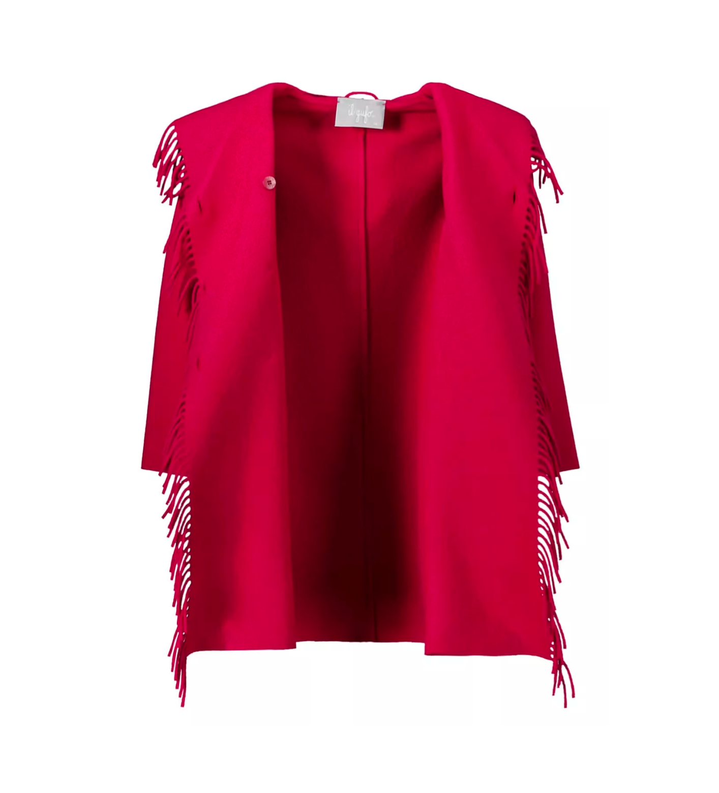 IL GUFO - Manteau à franges fushia - 8 ans