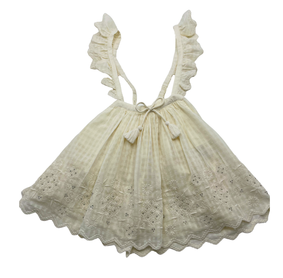 LOUISE MISHA - Ecrufarbenes Top- und Shorts-Set - 8 Jahre