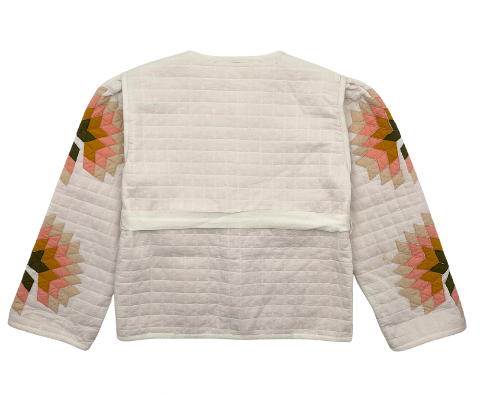 LOUISE MISHA - White jacket with embroidery - 8 years old