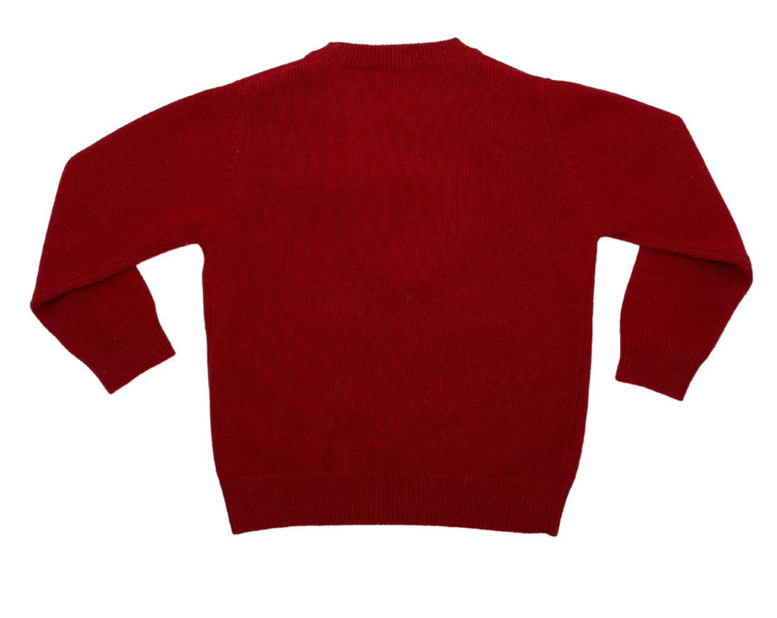 IL GUFO - Ensemble pantalon à carreaux et pull nounourse - 4 ans