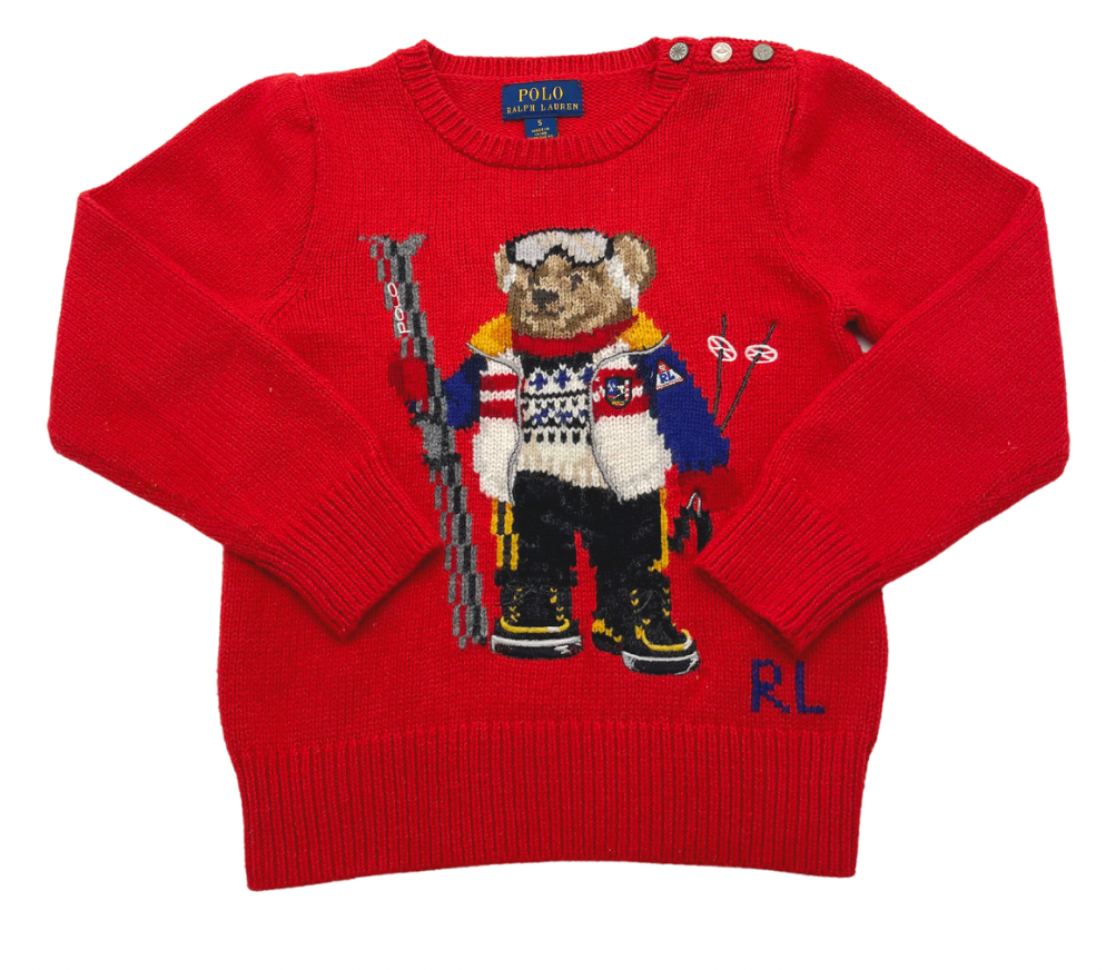RALPH LAUREN - Polo bear ski sweater (cotton) - 4 years