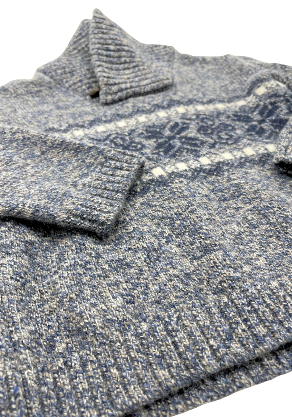 TARTINE & CHOCOLAT - Anthrazitgrauer Jacquard-Wollpullover - 4 Jahre