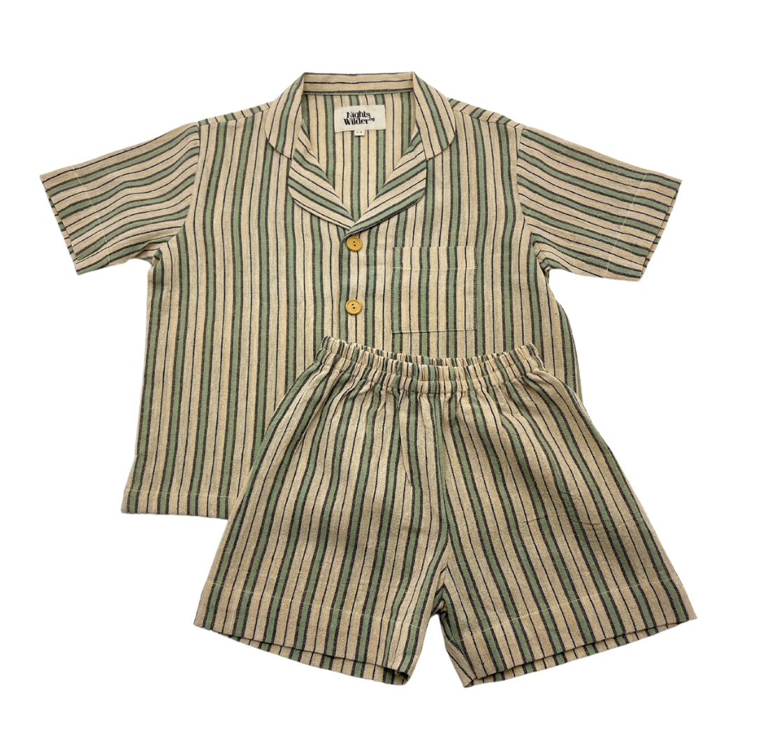 NIGHTS BY WILDER - Striped set - 4/6 years