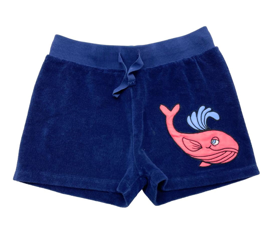 MINI RODINI - Short en éponge baleine - 3/5 ans