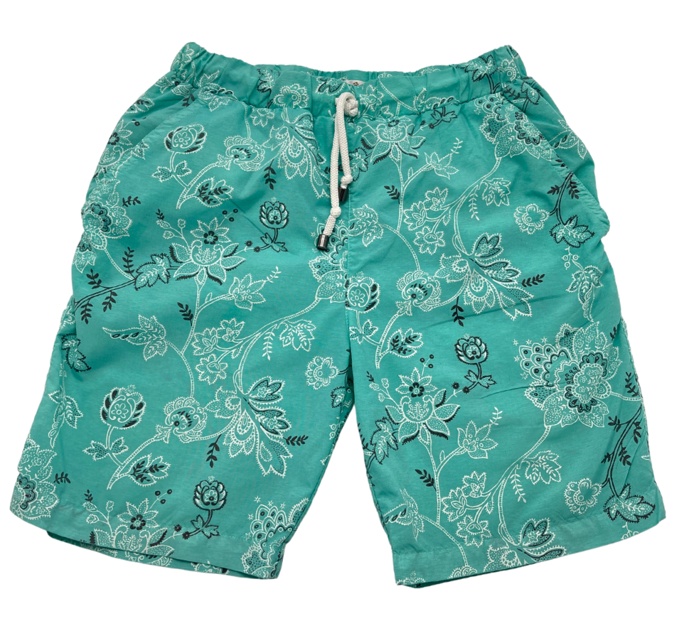 SUNCHILD - Mint green bandana swim shorts - 8 years