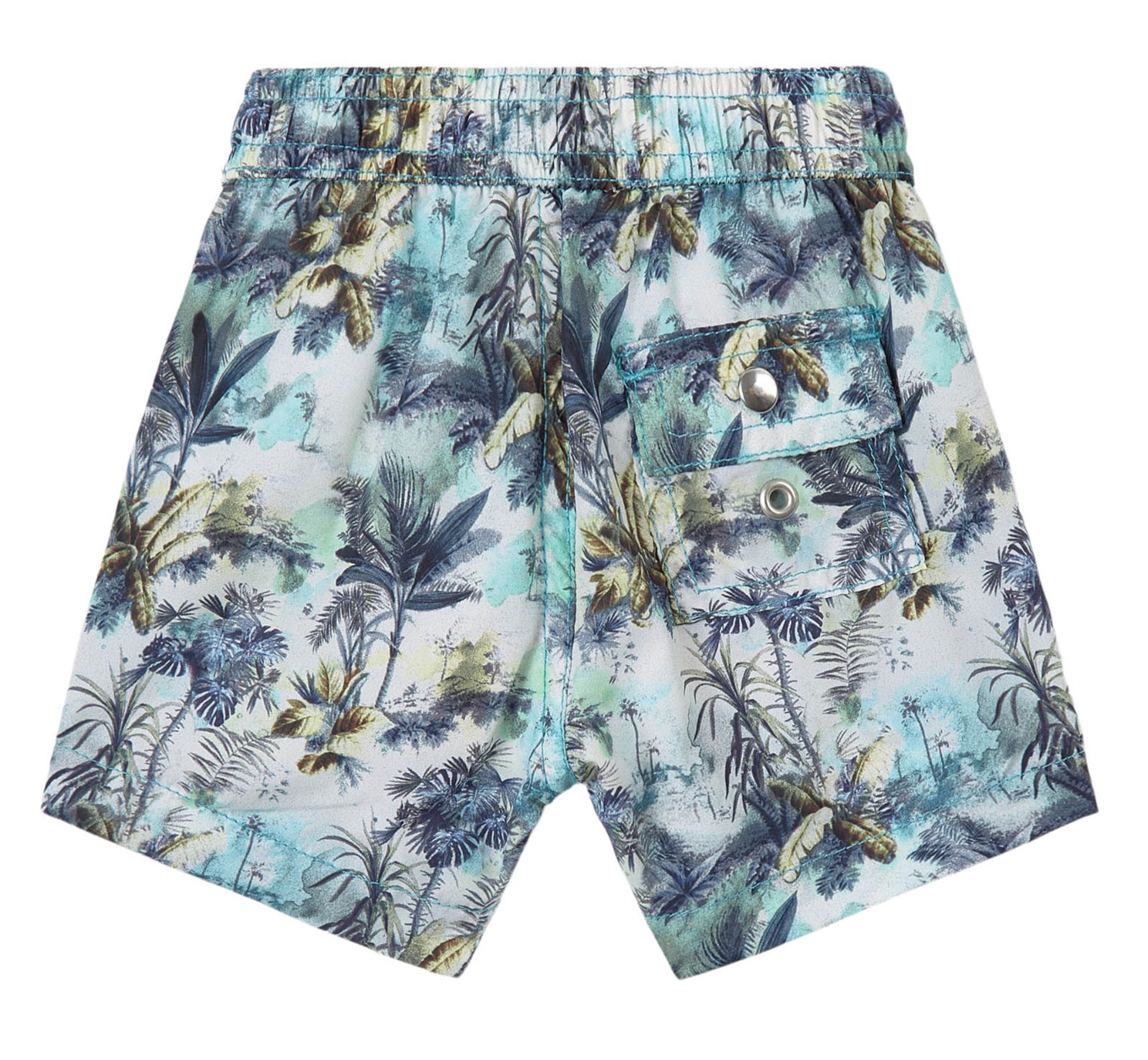 BONPOINT - Short de bain jungle bleu - 8 ans