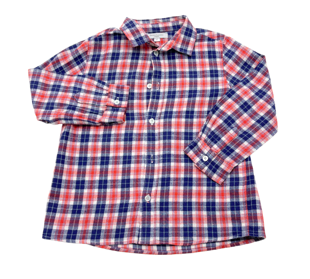 PETITE LUCETTE PARIS - Chemise à carreaux - 4 ans