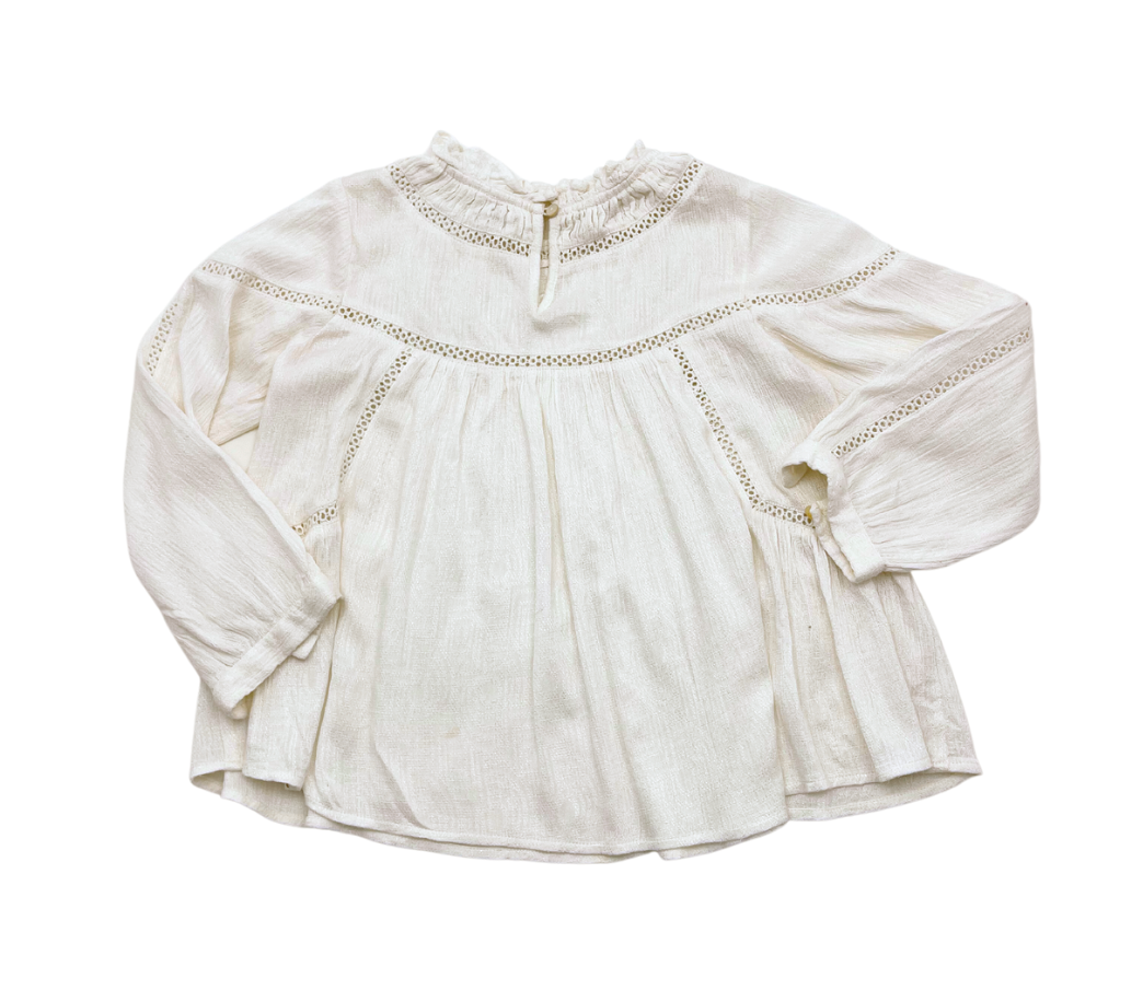 CHILDREN OF THE TRIBE - White blouse - 6/8 years