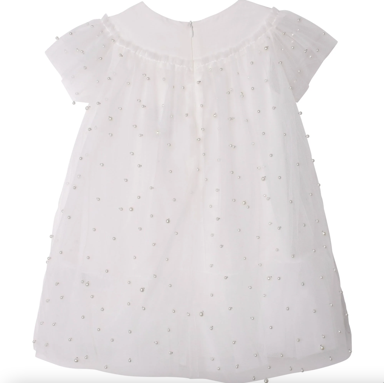 CHARABIA - Zeremoniekleid aus weißem Tüll und Perlen - 8 Jahre alt