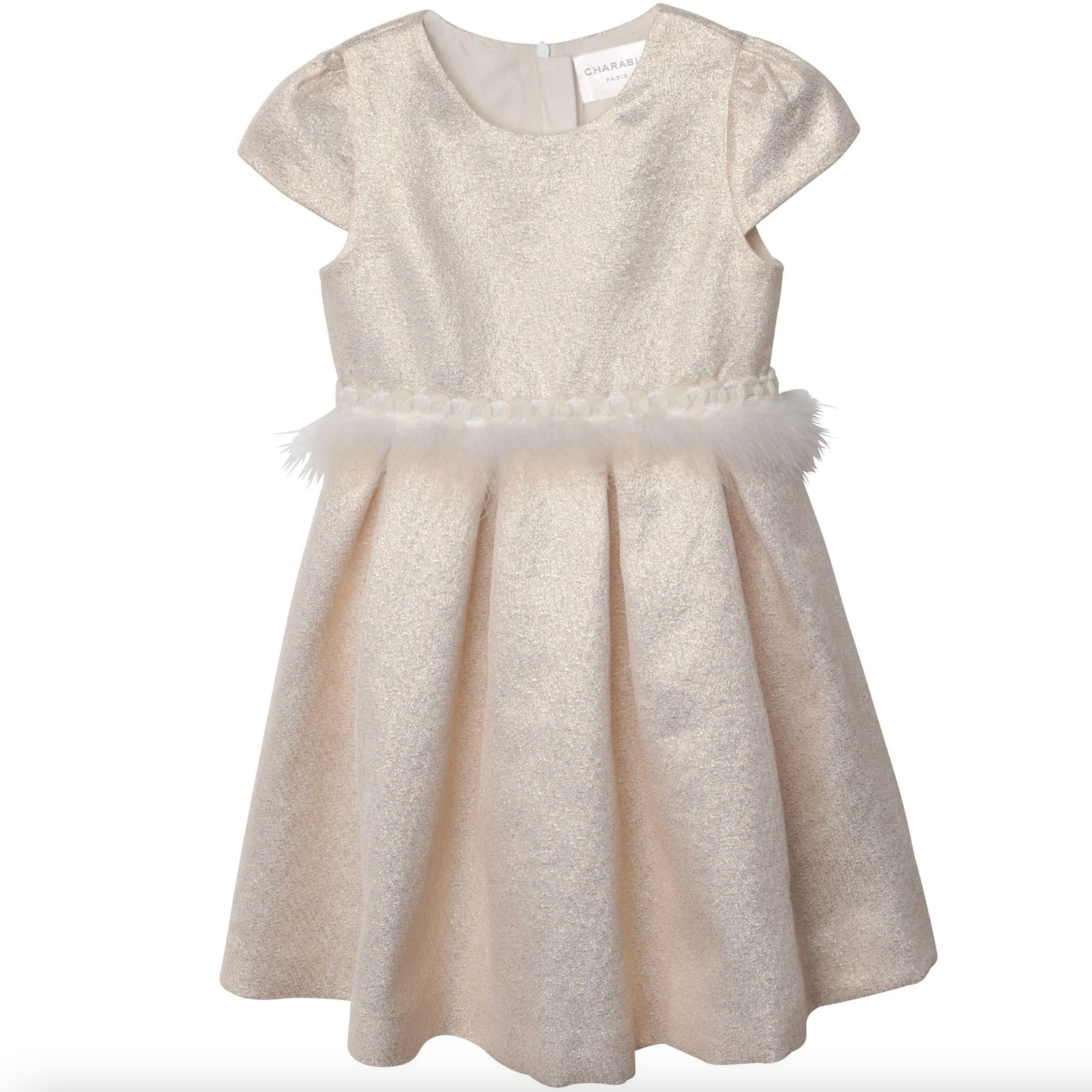 CHARABIA - Abendkleid mit goldenen Pailletten - 4 Jahre alt