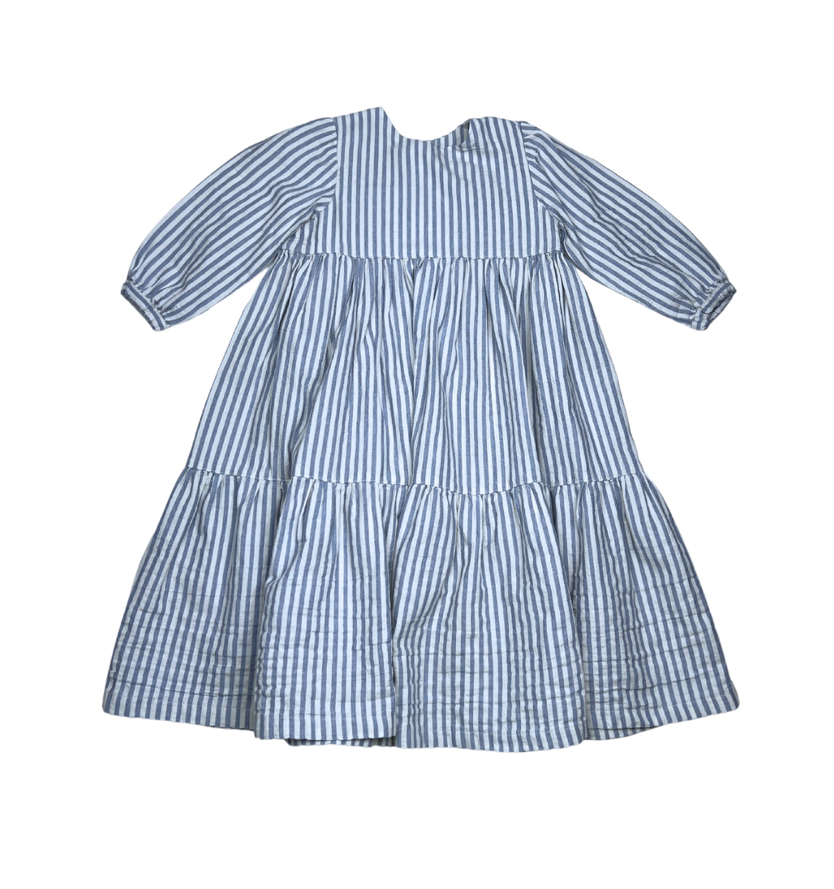 MARIA MINORCA - Robe à rayures bleues - 4 ans
