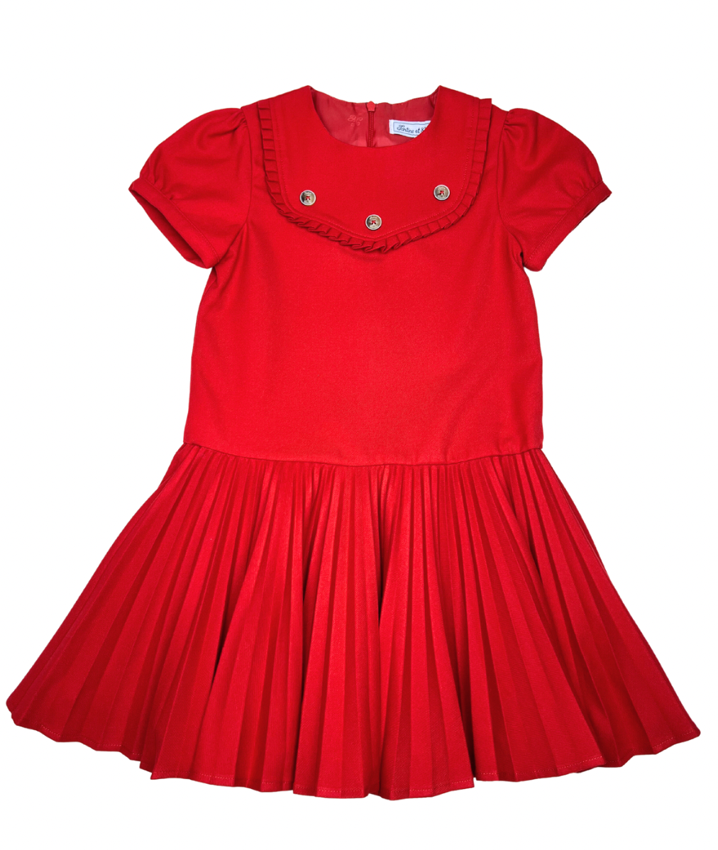 TARTINE & CHOCOLAT - Rotes Kleid - 6 Jahre alt