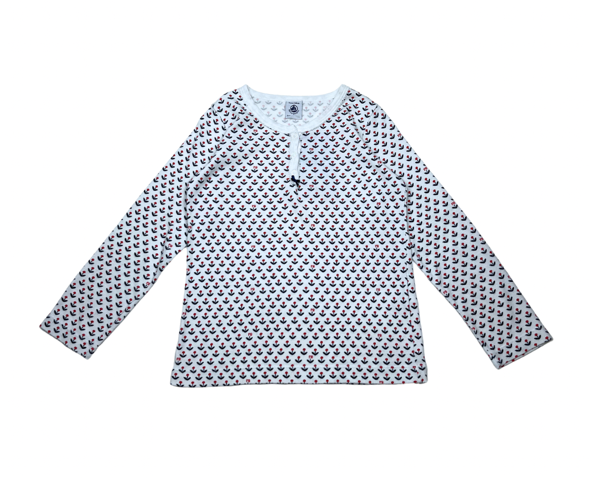 PETIT BATEAU - Floral T-shirt - 6 years