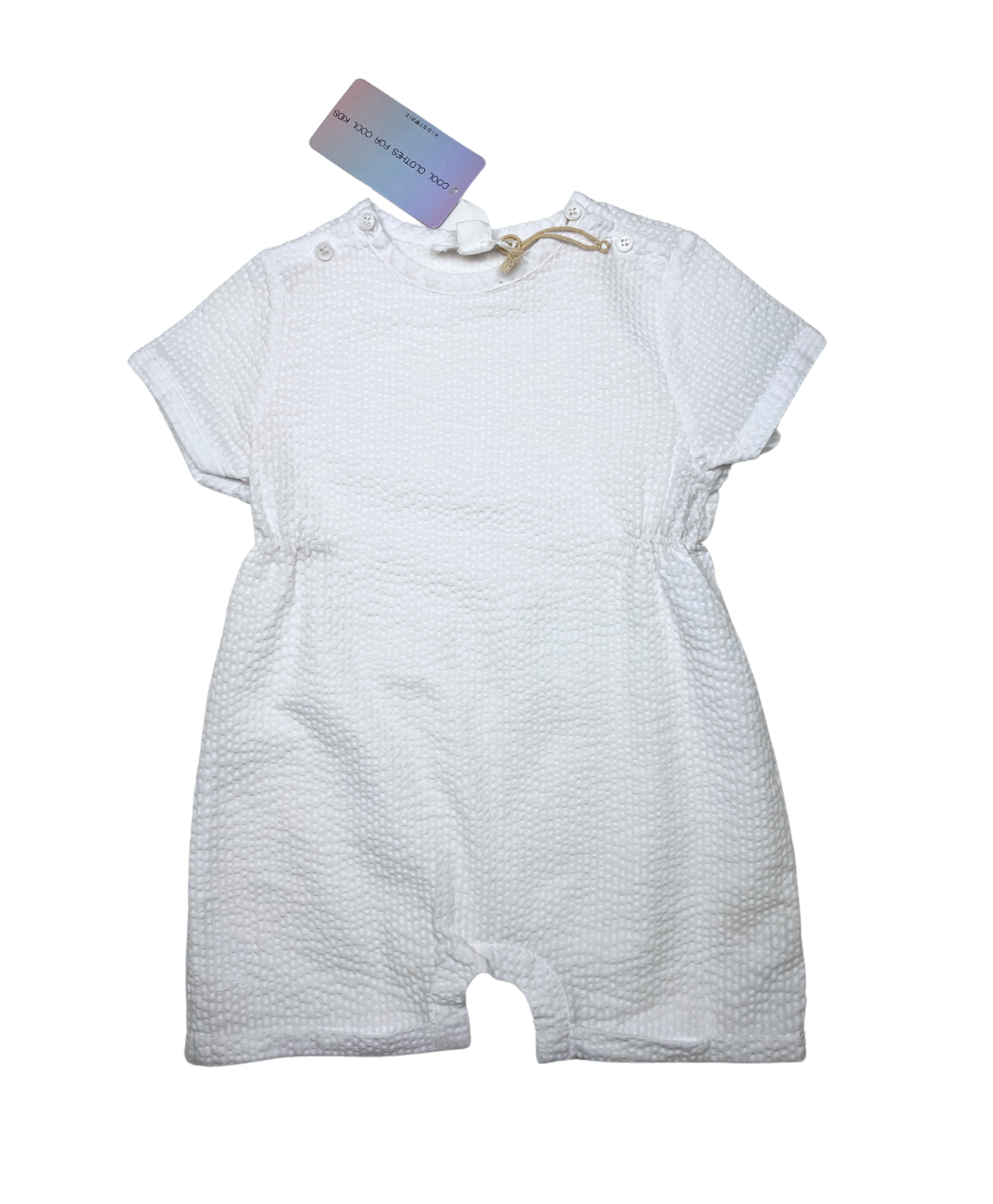 SAND CASTLE - White jumpsuit - 18 months