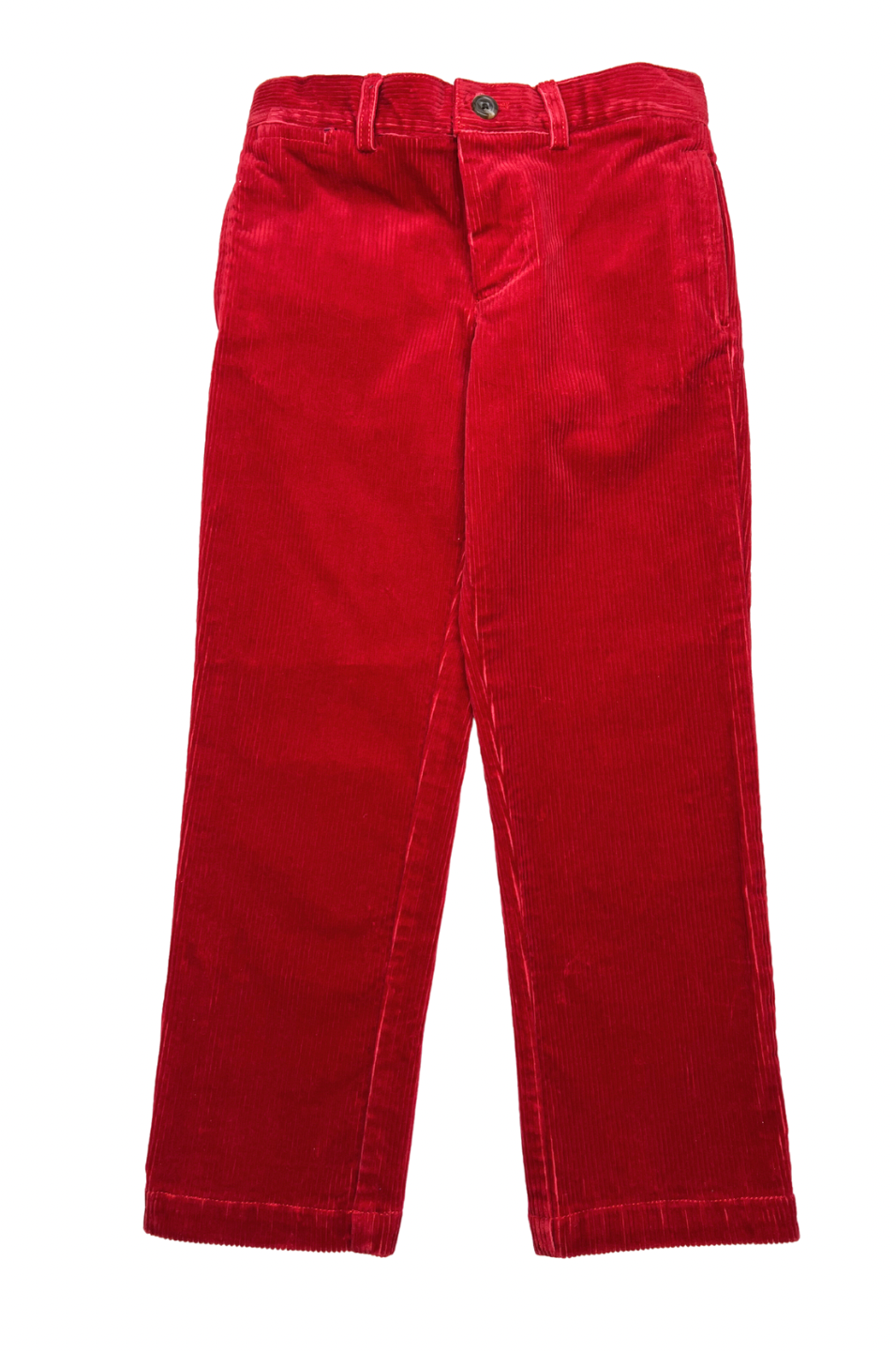 RALPH LAUREN - Pantalon en velours rouge - 5 ans