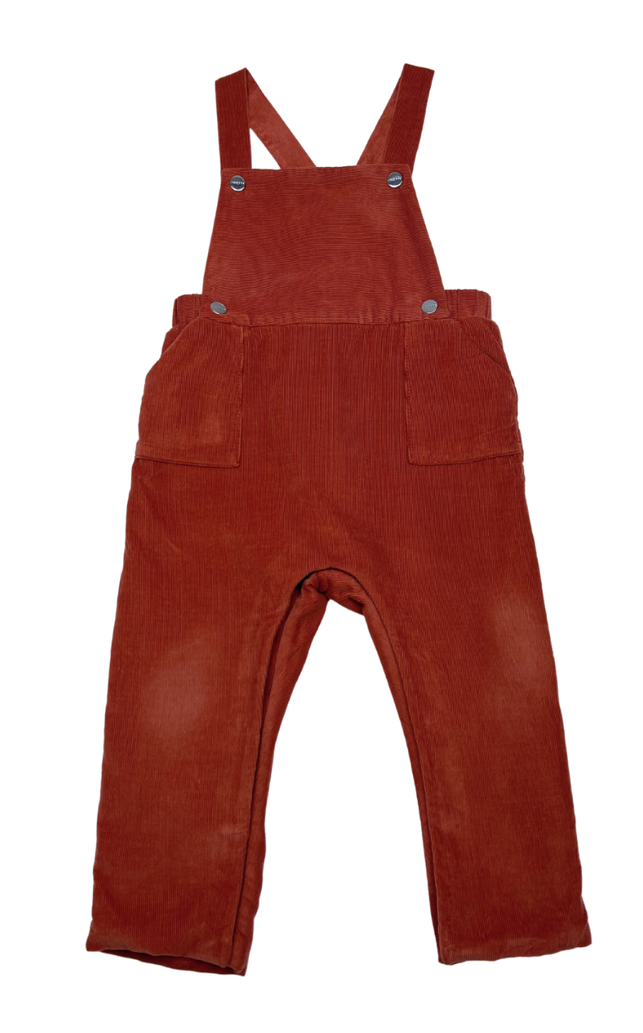 JACADI - Salopette en velours rouge rouille - 18 mois