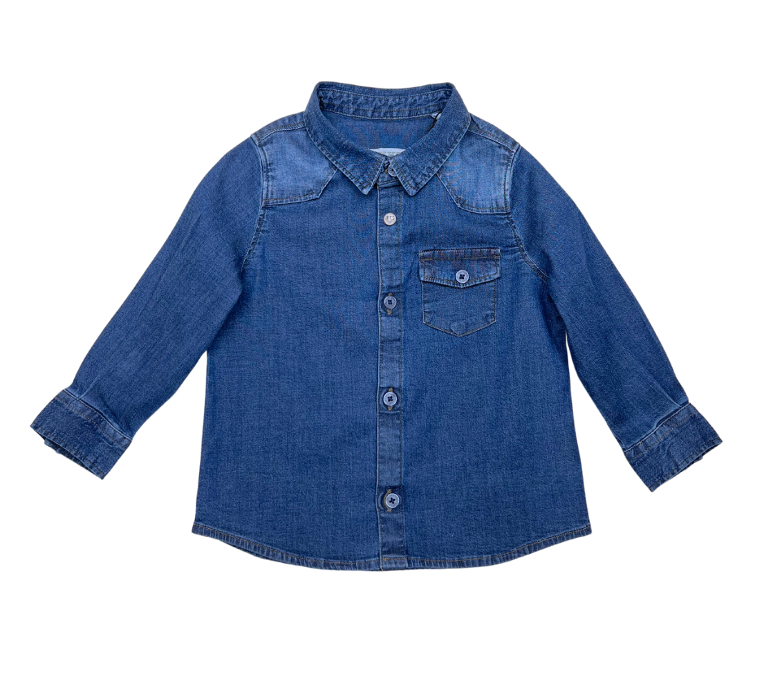 IKKS - Chemise en jean "Ready or Not" - 12 mois